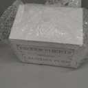 Tatuo Dryer Sheet Holder with Hinged Lid Farmhouse Dryer Sheet Dispenser Rustic Container Box Laundry Room Decor for Laundry Room Organization Fabric Pods, White