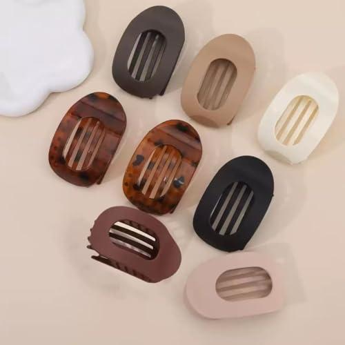 Flat Hair Clips For Women, French Hair Claw Clips For Thick, Thin, Long & Short Hair,Perfect for Daily Use, Weddings, Parties, Sports & More (Pack of 6)