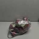 20pcs Artificial Roses Garden Style Silk Fake Rose Flowers Loose Natural Floral Bouquet Decorations for Valentine Wedding Anniversary Arrangement (Burgundy)