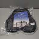 LC Lumbar Support Pillow for Office Chair & Car  Ergonomic Memory Foam Back Cushion for Lower Back Pain Relief  Adjustable Strap, Breathable Cover  Improves Posture & All-Day Comfort