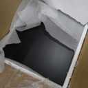 Bme Vivian Solid Wood Nightstand, End Table, Bedside Table with Herringbone Pattern for Rustic Bedroom, Easy Assembly, Rustic Golden Brown and Black (1-Drawer)