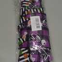 ABTOLS Large Halloween Wreath Bows, Black White Stripe Buffalo Bows for Wreath Orange Velvet Bows for Front Door Halloween Pumpkin Tree Topper Bows for Halloween Party Home Indoor Outdoor Decor