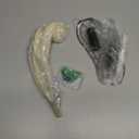 Otoolling 2 Pieces Hanging Plant Wall Decor with Artificial Pampas Grass Metal Hanging Vase Modern Geometric Farmhouse Bohemian Wall Art for Living Room Bedroom Kitchen Bathroom Office (Black, Beige)