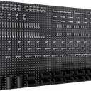 INCLY 48x36 Inch Metal Peg Board Kit with 1/4" Pegboard Hooks Accessories, 6PCS Peg Board Panels and 234PCS Black Pegboard Wall Organizer Tool Storage System for Garage Workbench Shed