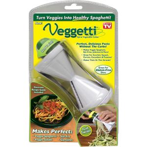 Veggetti Spiral Vegetable Slicer, Makes Veggie Pasta, Yellow
