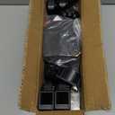 Hacaroa Mini Fridge Stand with 4 Strong Feet, Universal Refrigerator Stand Riser Adjustable Washer and Dryer Pedestals, Multi-functional Washing Machine Base for Small Appliance, Black