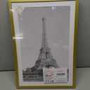 upsimples 13x19 Picture Frame, Display Pictures 11x17 with Mat or 13 x 19 Without, Wall Hanging Poster Frames, Gold, 1 Pack