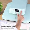 HTVRONT Auto Heat Press Machine for T Shirts - Heat Press 15x15 with Auto Release - Heats Up Fast & Distribute Heat Evenly, Intelligent Heat Press Machines for HTV, Sublimation, Heat Transfer Projects