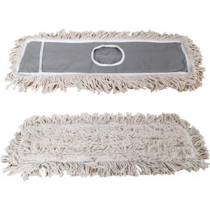  Cotton Refills for Industrial Class Floor Dust mop Series Can be fit with Others 1 Pack