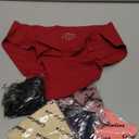 Caterlove Women's Seamless Underwear No Show Stretch Bikini Panties Silky Invisible Hipster 6 Pack (Medium)