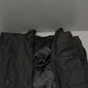 Veatzaer Women Long Vest Solid Color Sleeveless Hood Winter Puffer Vest Outwear (Medium, Black)