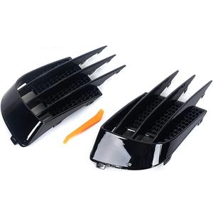 For Volkswagen For VW Golf 6 MK6 VI GTI R R20 2008-2013 Front Fog Light Air Vent Grill Cover Trim pair