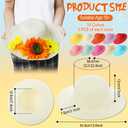 100 Pcs DIY Straw Hats Bulk, for Art Craft Party Supplies, Colorful, Adult
