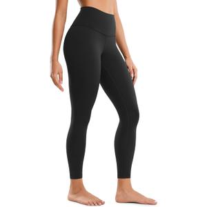 CRZ YOGA Butterluxe Yoga Leggings 25" - High Waisted Buttery Soft Womens Workout Lounge Pants (Black) XL