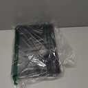 Lifewit Silverware Drawer Organizer Tray, Plastic Cutlery Storage for Kitchen, Flatware and Utensil Holder Divider for Spoons Forks Knives Tableware, 9.1 x 12.6", 5 Slots, Black