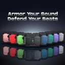 for AirPods Pro 2 Case Cover [Safety Lock] [Magnetic One-Click Open] [Military Shockproof Armor] Double Rugged Outdoor Wireless Charging Case for AirPods Pro 2nd Generation with Keychain, Blue