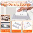 13Pcs Crevice Cleaning Brush Set, Window Groove Cleaning Brush Kit Hard Bristle for Sliding Door, Sill, Tile Lines, Shutter, Corner, Grout, Sink