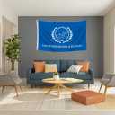 United Federation of Planets Flag 3X5Feet Banner for College Dorm Indoor Decor
