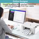 MaxGear 2" x 2" Square Labels, for Inkjet or Laser Printer, Matte White Printable Sticker Labels Sheets, Strong Adhesive, Dries Quickly, Holds Ink Well, 360 Pcs