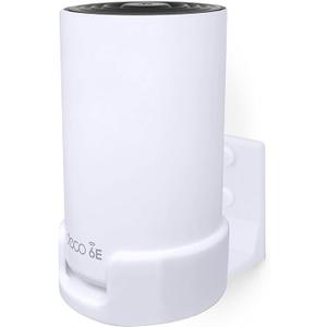 Screwless Wall Mount for TP-Link Deco X68, XE70, XE75, XE75 PRO, AXE5300 & AXE5400, Easy to Install, No Mess, Reduce Interference & Increase Range, Stick On Adhesive Bracket, White by Brainwavz