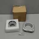 Magnetic Dryer Vent Connector, DV180 Airtight Seal Dryer Vent Kit, Quick Connection, Strong Magnet, Self-Alignment Design, Magnetic Dryer Vent Connector Kit Including A 2.6ft 4" Duct and Two Clamps