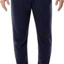 Fruit of the Loom Men's Jersey Knit Jogger Sleep Pant (1 and 2 Packs) (Navy)
