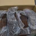 Amyhill 12 Pcs Wooden Lantern Centerpieces for Wedding Rustic Wedding Table Decorations Decorative Wooden Lantern Candle Holder with Flameless LED Candles Candle Rings Wreaths for Christmas (Fresh)