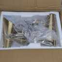 Plug in Wall Sconce Set of 2, Brass Swing Arms Wall Light Plug-in Wall Lamp for Bedroom Living Room Wall Lamp