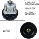 618-0660 Spindle Assembly with 756-04129B Idler Pulley Replaces Cub Cadet 918-0625B, 918-0660, 618-0660, 618-0625, 918-04137, 918-04137A for Cub Cadet i1046, LT1045, LT1046 Lawn Tractors