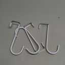 FLOWRALiKI Over The Door Hook, 4 Pack Door Hooks for Hanging Clothes, Towels, Coats, and More