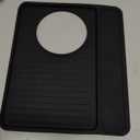 Tamping Mat for Breville 870/880, Espresso Tamper Mat, Food Grade Silicone Non-Slip, 11in x 9.25in, Waterproof Heat Resistant, Espresso Tamping Station for Espresso Machine Barista Accessories (Black)