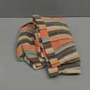 Womens Drawstring Elastic High Waist Plus Size Striped Print Summer Casual Loose Workout Lounge Shorts (Multicolor, 3X)