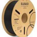 ELEGOO PLA Filament 1.75mm Black, 3D Printer Filament Dimensional Accuracy +/- 0.02mm, 1 Pack 3D Printing Filament Fits for Most FDM 3D Printers