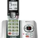 VTech CS6529 1-Handset Cordless Phone with Answering Machine, Caller ID/Call Waiting, DECT 6.0, Handset Speakerphone, Silver/Black