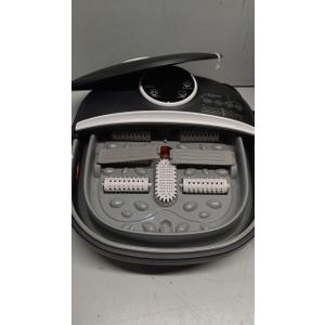 Collapsible Foot Spa Bath with Heat,Foot Massager with Two Side Supports,Leakage Protector,Temperature Control,Bubbles,Red Light,Timer,Feet Spa Tub,Feet Soaker,Gifts (Black)