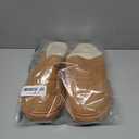 SHIBEVER Fuzzy Slippers Women Indoor: Memory Foam Warm House Shoes - Slip On Closed Toe Comfy Bedroom Slippers Women Size 42-43, Brown