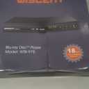 Blu Ray DVD Player, WISCENT Full HD 1080p Home Theater Disc System, Region A/1 Blu-Rays,HD Blu-Ray DVD Player for TV with Coaxial Audio/HDMI/AV/Output, USB Input, Built-in PAL NTSC