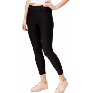 Women's Exposed Waistband Active Capri Legging Large- XXL