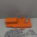 Forklift Trailer Hitch Attachment, EBESTTECH 1PC 2" Receiver Trailer Towing Adapter with Chain Orange