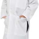 Dress Up America Kids Lab Coat  White Doctor Costume for Boys & Girls  STEM Play Dress-Up for Scientists & Doctors (Small)