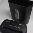 Amazon Basics 8-Sheet Cross Cut Paper Shredder and Credit Card Shredder - Black