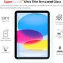 SuperGuardZ [2-PACK] For iPad 10.9 inch (11th Gen, 2025) / iPad 10.9 inch (10th Gen, 2022) Screen Protector Tempered Glass Anti Blue Light, Eye Protection, HD Clear, Anti-Scratch, Anti-Shock