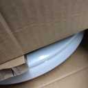 Toilet Seat Elongated with Slow Close Hinges Compatible with TOTO/Kohler/Gerber/American Standard, Universal Oval Fit, Four Bumpers Never Loosen, Two Sets Toilet Bolts and Nuts, Cotton White