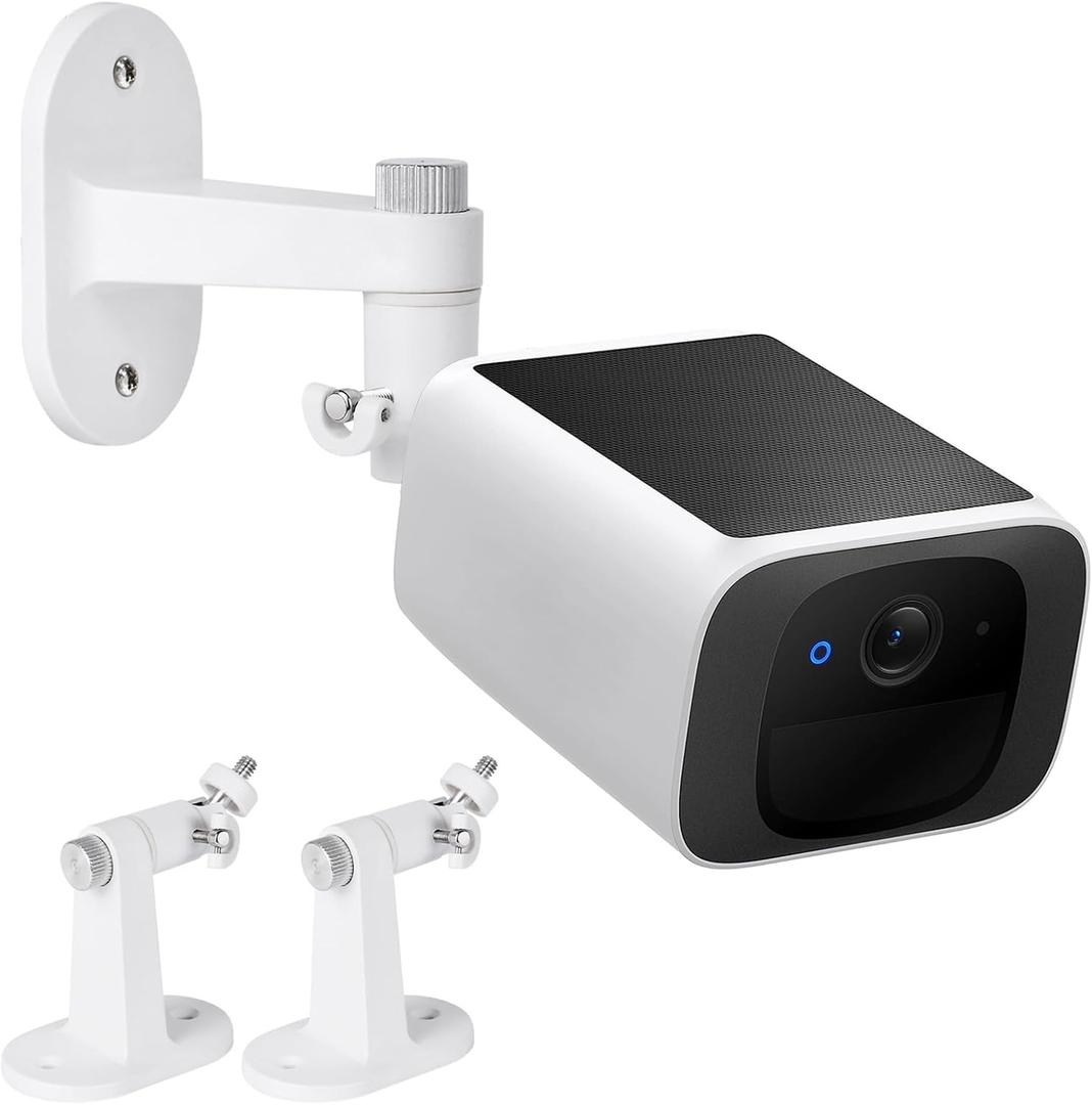 2Pack Wall Mount Compatible with eufyCam 2C/2C Pro, 2/2 Pro, 3C/S300, 3/S330, Also for SoloCam S220/C210, Adjustable Camera Mount Brackets for Eufy Camera Indoor/Outdoor - White