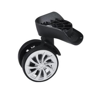 Suitcase Luggage Wheel Replacement, 2pcs 360 Degree Wheels 041-2D, Torque Luggage Swivel Wheel for Travel Customs Case
