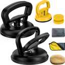 Dent Puller, Car Dent Remover Kit, 3 PCS Suction Cup Dent Puller, Powerful Handle Lifter for Cars Body, Glass, Screen, Tiles Lifting and Objects Moving