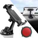 Starlink Mini Car Mount for Dashboard,Starlink Mini Mounting Kit Angle-Adjustable, Easy Install Suction Cup Mount Ensures Stable Setup While Driving