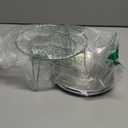 Cat Food Bowls, 2 Pcs Stainless Steel Cats Food and Water Whisker Fatigue Shallow Dishes, Small Dog Puppies Fat Faced Cat Kitten Supplies (2 Plates with Stand)