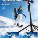 Auto Face Tracking Selfie Stick Tripod for iPhone with Light 360 Rotation That Follows Your Movement 70.9" Camera Tripod Stand with Remote for Content Creator Vlog Live Stream Video Recording