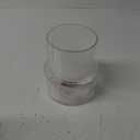 Ribbed Glass Vase, Flower Vase, Fluted Clear Vases for Flowers, Modern Vases for Living Room, Dining Table, Entryway, Shelf, Wedding, Office, Coffee Table, Birthday, 7.5 Inches (Large)